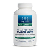 Equilife full-spectrum magnesium bottle with capsules for daily wellness.