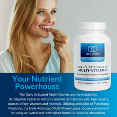 Equilife Functional medicine-inspired formulation label highlighting science-backed delivery