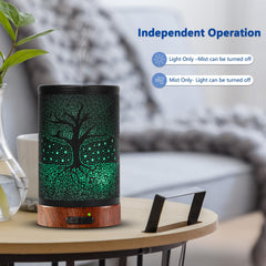 EQUSUPRO diffuser demonstrating intermittent mist mode for extended scent without constant refills.