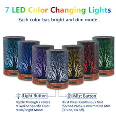 EQUSUPRO ultrasonic diffuser emitting quiet cool mist