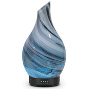EQUSUPRO diffuser with glass cover and ink painting design enhances room ambience.