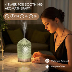 EQUSUPRO ultrasonic diffuser delivers quiet mist for focus