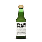 Erbology Sea Buckthorn Juice bottle front shows pure, undiluted formula for daily vitamin support