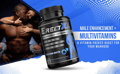 ErectXL gym scene suggesting boosted energy for workouts.