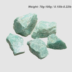 Erliway amazonite stone with pits adds authentic character.