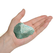 Erliway amazonite rough crystal shows natural luster for meditation and decoration.