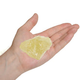 Erliway Citrine raw crystal, 2-3in, golden glow for collection and decorative display.