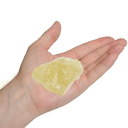 Erliway Citrine raw crystal, 2-3in, golden glow for collection and decorative display.