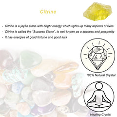 Erliway Citrine raw crystal for jewelry making and beadwork.