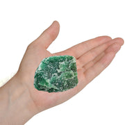 Erliway green aventurine raw crystal with natural luster for luck and balance