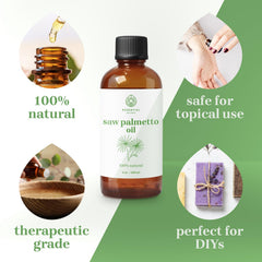 Saw Palmetto Oil for massage blends and aromatherapy with a soothing aroma.