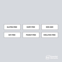 Essential Elements label close-up showing BioPerine for improved absorption.