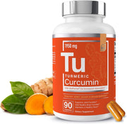 Essential Elements Turmeric Curcumin bottle front for daily joint and cognitive support.