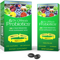 Essential Formulas Dr Ohhira's Probiotics original bottle front for daily wellness support