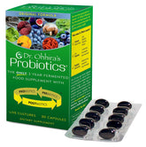 Essential Formulas Dr. Ohhira’s Original bottle close-up highlighting probiotic packaging for gut support