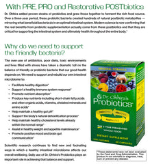 Dr. Ohhira’s Probiotics Original bottle pour demonstrates easy daily dosing.