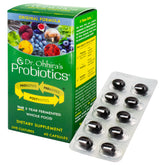 Essential Formulas Dr. Ohhira’s Probiotics Original bottle shows three-year fermentation benefits.