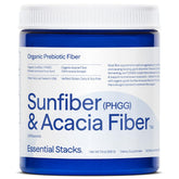 Essential Stacks Sunfiber Acacia bottle pour for easy daily fiber intake