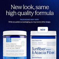 Essential Stacks Sunfiber Acacia scoop for measured daily servings