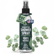 essentiallybased Pure Eucalyptus Shower Spray bottle for refreshing shower aromatherapy