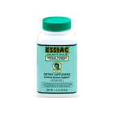 Essiac Genuine Tea Powder bottle displays original formula and bottle design for daily antioxidant support