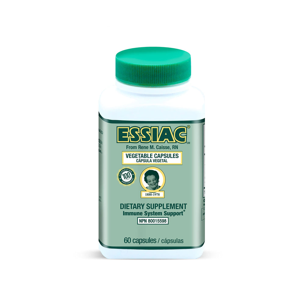 Essiac tea capsules front view for daily wellness support