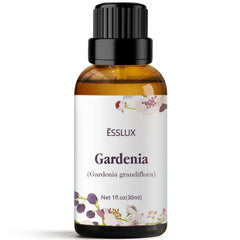 Esslux Gardenia essential oil bottle for premium aromatherapy and DIY blends