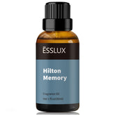 ESSLux Hilton Memory bottle pour enables precise diffusion for easy handling.