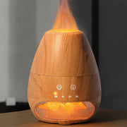 ESTINHOME ultrasonic diffuser with Himalayan salt rock for calming ambient atmosphere.