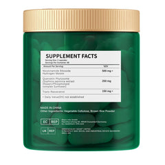 ESUNM NAD+ capsules close-up emphasizing liposomal delivery.