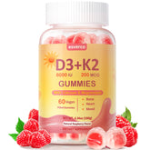 Esverco Vitamin D3 K2 Gummies bottle pour for fast absorption.