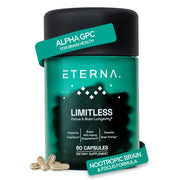 Eterna Limitless bottle front view for daily focus and clarity