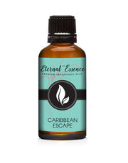 Eternal Essence Caribbean Escape bottle pack 2 with two amber bottles for versatile use.