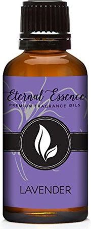 Eternal Essence Oils Lavender 30ml bottle; ideal for candles and soaps.