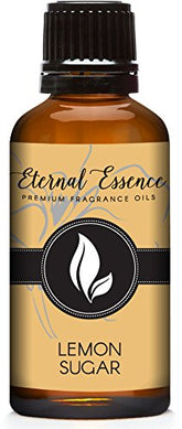 Eternal Essence Oils Lemon Sugar amber bottle ready for candle and soap projects.
