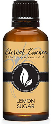 Eternal Essence Oils Lemon Sugar amber bottle ready for candle and soap projects.