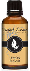 Eternal Essence Oils Lemon Sugar amber bottle ready for candle and soap projects.