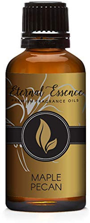 Eternal Essence Maple Pecan 30ml bottle with amber glass and dropper for precise fragrance use