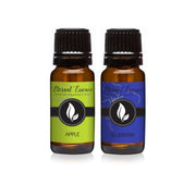 Eternal Essence Oils front packaging showing both 10ml amber bottles and labels for easy identification and craft convenience