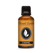 Eternal Essence Oils Caramel 30ml bottle with dropper for precise candle scenting