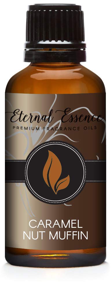 Eternal Essence Oils Caramel Nut Muffin bottle ready for candles and diffusers with warm aroma