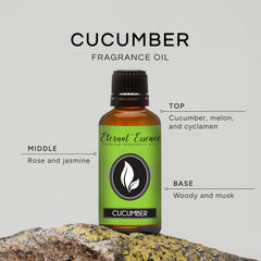 Eternal Essence Oils Cucumber fragrance drops enable precise use in DIY projects.