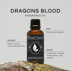 Eternal Essence Oils Dragons Blood fragrance in premium bottle ideal for soap making.