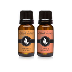 Eternal Essence Oils Peaches & Cream 10ml bottle adds warm fruity notes to diffusers and handmade soaps.