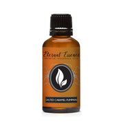 Eternal Essence Oils Salted Caramel Pumpkin 30ml bottle with dropper for precise dispensing in DIY projects.