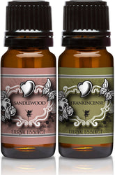 Eternal Essence Oils Sandalwood & Frankincense 10 ml bottle for home fragrance and DIY blends