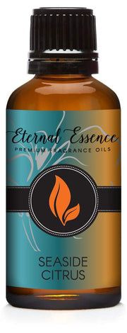 Eternal Essence Oils Seaside Citrus bottle pour for easy DIY scent blending