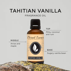 Dropper-equipped Eternal Essence Tahitian Vanilla bottle for precise dispensing