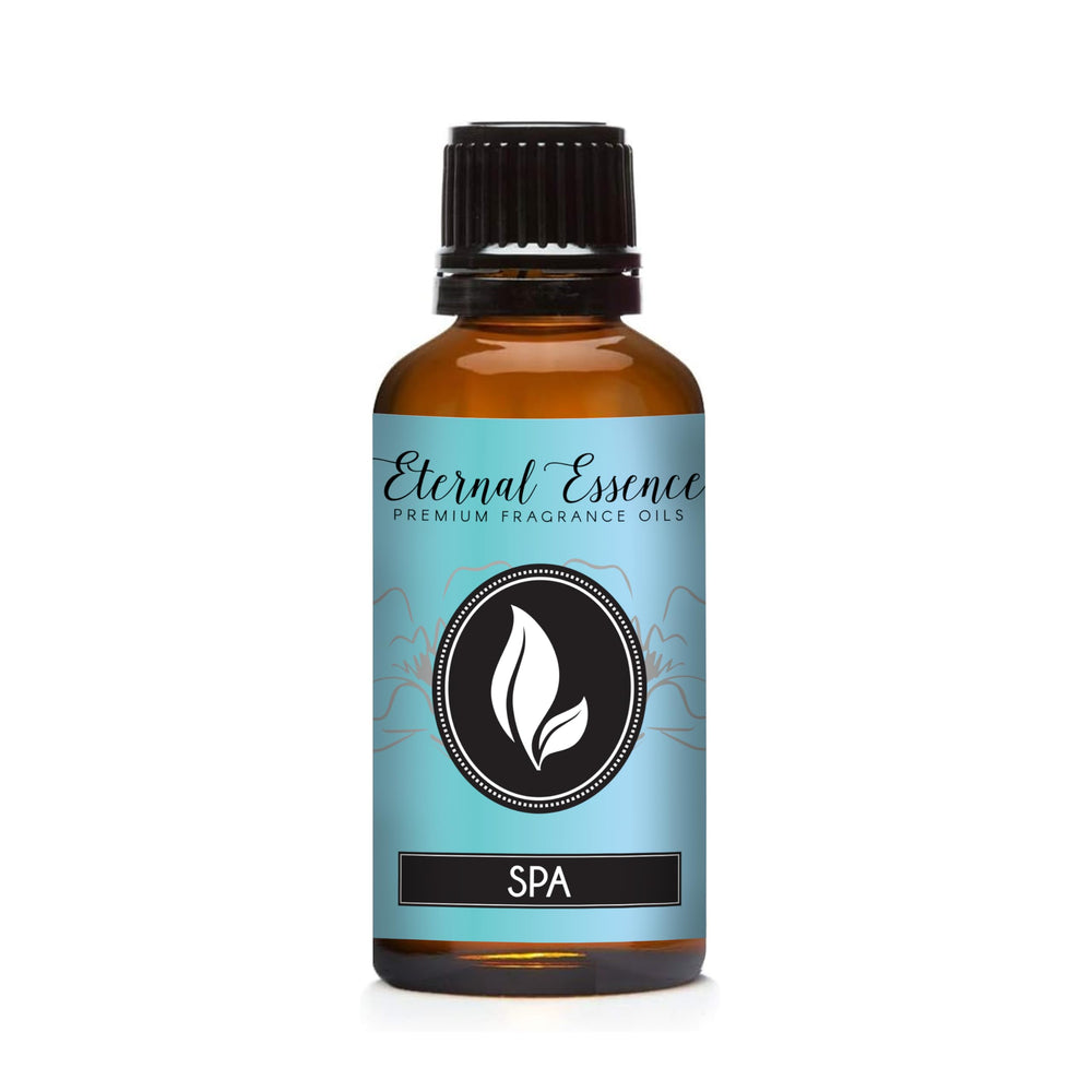 Eternal Essence Spa 30ml bottle front view for candles and diffusers.