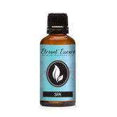 Eternal Essence Spa 30ml bottle front view for candles and diffusers.